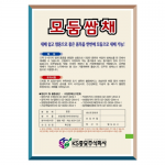 KS 모둠쌈채씨앗 1500립-치커리,상추,겨자채