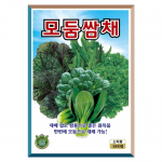 KS 모둠쌈채씨앗 1500립-치커리,상추,겨자채