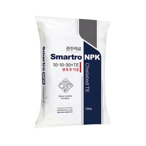 Smartro NPK 10-10-30 10kg - 생육후기 수용성 관주양액비료