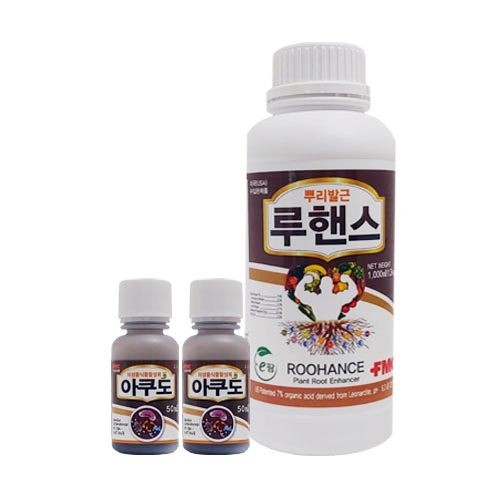 FMC 아쿠도 50ml 2병 루핸스 1L 1병 - 무료배송 세트상품