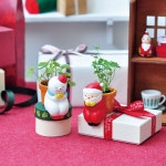 Seishin 오수와리 산타 눈사람 - 세잎클로버 산딸기 키우기 크리스마스 선물