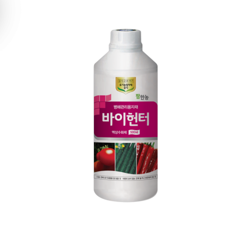 팜한농 바이헌터 500ml - 바이러스 예방 유기농업자재 ( 골치 아픈 식물바이러스병! ‘바이헌터’로 예방접종하세요!)