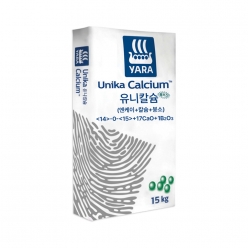 야라 유니칼슘 15kg  - 질산태 NK 무 배추 고추 칼슘복합비료