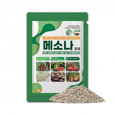 글로벌아그로 메소나 입제 3kg 양분흡수 작물스트레스 경감 식물활력제