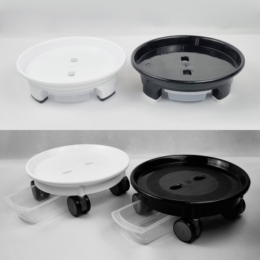 [득템찬스] 화분 원형 물받침&이동식 바퀴 원형 물받침