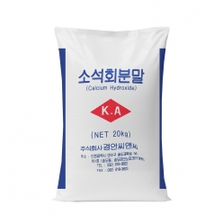 [파손/오염 초특가] 소석회분말 20kg 석회비료