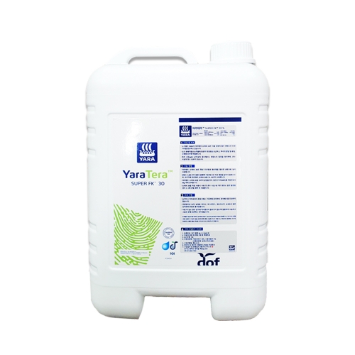 야라 슈퍼FK30 10L 폴리인산 가리 비료 관주양액비료 뿌리발근제