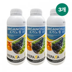 [회원전용] 부성바이오 오가노썰 1L 3개 토양개량 스페인 액상 유황 풀빅산 휴믹산