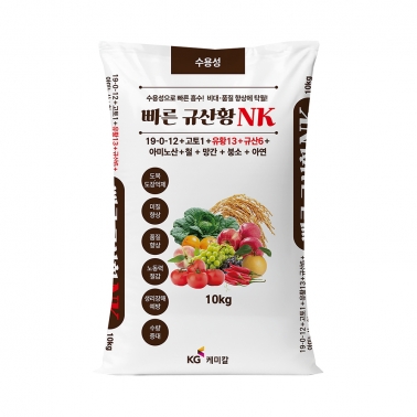 [파손/오염 초특가]KG케미칼 빠른 규산황 NK 비료 10kg