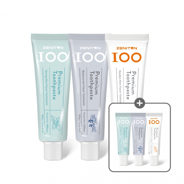 제니튼 백치약 100g 3개입 (증정 : 미니치약 3개)