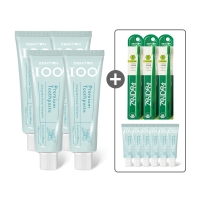 제니튼 백치약 100g 4개입 (증정 : 미니치약 6개 + 성인칫솔 3개)