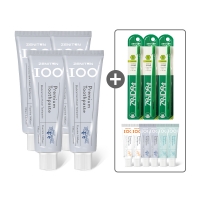 제니튼 백치약 100g 4개입 (증정 : 미니치약 6개 + 성인칫솔 3개)