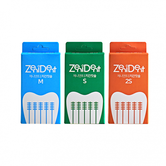제니덴트 치간칫솔 3개입 (옵션선택가능)