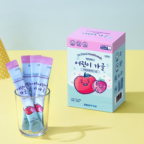 [리뉴얼] 닥터제니 어린이 플러스 스틱가글(10ml x 30개입) 1BOX (불소함량 226.25ppm)