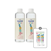 제니튼백액상치약 사과자두향, 500ml 2개입 (어린이 고불소 가글)  / 1450 주니어 미니치약 2개 랜덤증정