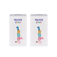제니튼백액상치약 백가글 스틱 사과자두향 11mL X 30개입, 2box (어린이 고불소 가글)