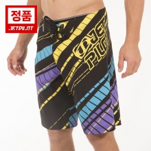 젯파일럿 남성용 보드숏 마하 10 - 블랙/옐로우