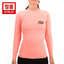 젯파일럿 여성용 래쉬가드 스크립트 S16 - 피치