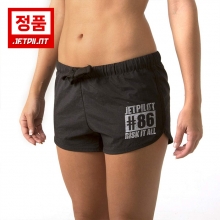 젯파일럿 여성용 보드숏 패스터 - 블랙