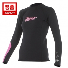 젯파일럿 여성용 웻슈트 얼루어 1미리 플라이트 쟈켓 - 블랙