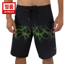 젯파일럿 남성용 보드숏 브레인웨이브 - 블랙/그린 (S17910)