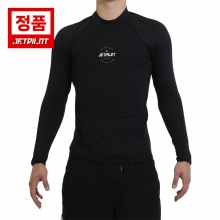 젯파일럿 남성용 래쉬가드 써마 플리스 - 블랙 (S18557)