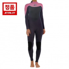 젯파일럿 여성용 웻슈트 플라이트 3x2 긴팔 전신 - 핑크 (JA19254)