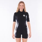 Rip Curl WSP8FW D/Patrol 2.2mm S/SL Spring - Black/Navy (립컬 다운패트롤 2.2미리 여성 스프링 슈트)