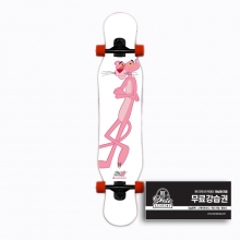 Hydroponic Pixie Pink Panther White 43,5&Prime;x8,5&Prime; Longboard Complete (하이드로포닉 픽시 핑크팬더 43.5인치 롱보드 컴플릿)