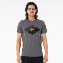 립컬 남성용 티셔츠 반팔티 아이콘 베이퍼 쿨 - 다크 그레이 (CTERC91221)