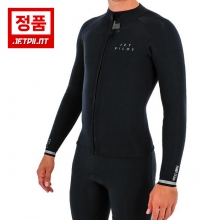 젯파일럿 남성용 웻슈트 플라이트 2X2 프론트집 긴 소매 쟈켓 - 블랙 (JA21169)