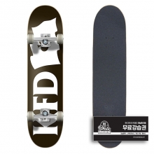 Kfd Premium Flagship Black 8.0&Prime; Skateboard Complete (케이에프디 프리미엄 플래그십 블랙 스케이트보드 컴플릿) C-KFD-FLA-BLA-8