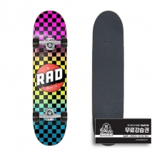 Rad Dude Crew Checkers Neon Fade 7.75&Prime; Skateboard Complete (래드 듀드 크루 첵커 스케이트보드 컴플릿) C-RAD-CBR-CDC-CHK-NEF-F9