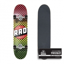 Rad Progressive Checker Rasta 8.0&Prime; Skateboard Complete (래드 프로그레시브 첵커 스케이트보드 컴플릿)