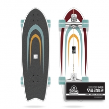 [HLC] Long Island Surf Somo 33&Prime;x10&Prime;x19.5&Prime; Surfskate - Aqua (롱아일랜드 서프 소모 서프스케이트 컴플릿)