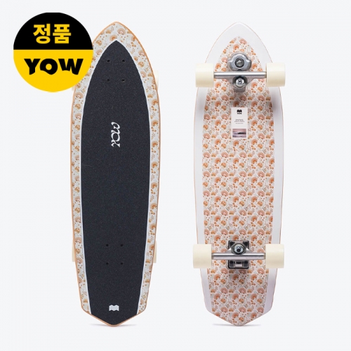 Yow Padang Padang 34″ Power Surfing Series Surfskate - 3White (요우 파당파당 파워 서핑 시리즈 서프스케이트 컴플릿)
