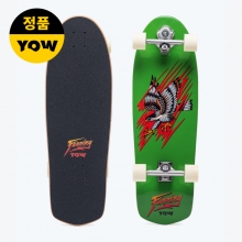 Yow CA048 Fanning Falcon Driver 32.5&Prime; Signature Series Surfskate - White (요우 패닝 팰콘 드라이버 시그니처 시리즈 서프스케이트 컴플릿)
