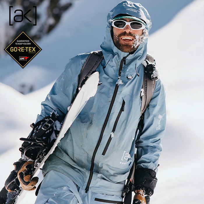 2425 Burton Mens [ak] Tusk GORE-TEX Pro 3L Jacket - Dusty Blue (버튼 터스크 고어텍스 프로 스노우보드복 자켓)