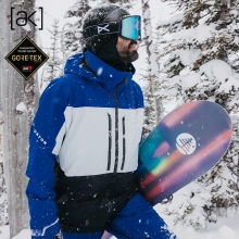 2425 버튼 스노우보드복 자켓 스워시 고어텍스 - 제이크 블루/그레이 클라우드/트루 (10001111407)