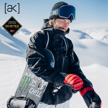 2425 버튼 스노우보드복 자켓 싸이클릭 고어텍스 - 트루 블랙 (10002111001)