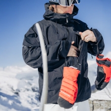 2425 버튼 스노우보드복 자켓 싸이클릭 고어텍스 - 트루 블랙 (10002111001)