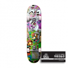 [HLC] Cruzade Skate Punk Is Not Dead 8.0&Prime;x31.85&Prime;Skateboard Complete (크루자드 스케이트 펑크 이즈 낫 데드 스케이트보드 컴플릿) CRCO0024A006