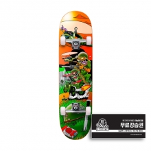 [HLC] Cruzade Army Finks 8.25&Prime;x31.85&Prime; Skateboard Complete (크루자드 아미 핑크스 스케이트보드 컴플릿)