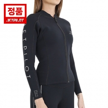 젯파일럿 여성용 웻슈트 X1 1미리 레이디스 긴팔 네오프렌 자켓 - 블랙 (JA22256BLK)