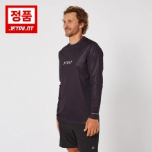 젯파일럿 남성용 래쉬가드 Rx 볼트 하이드로 긴팔 져지 티셔츠 - 블랙 (JA23616BLK)