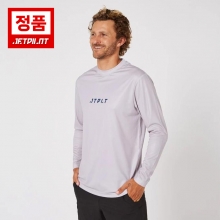 젯파일럿 남성용 래쉬가드 Rx 볼트 하이드로 긴팔 져지 티셔츠 - 그레이 (JA23616GRY)