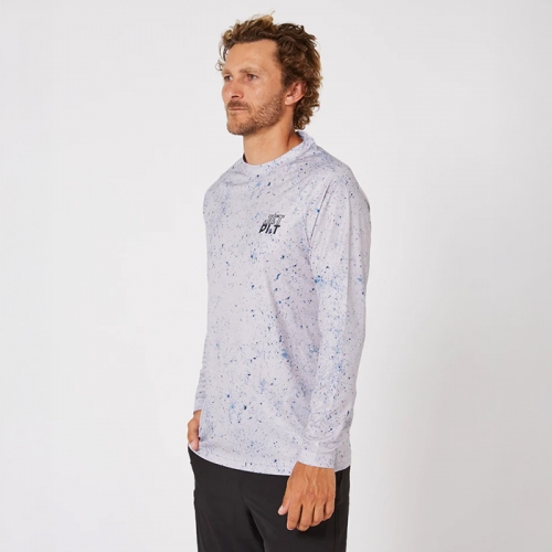 젯파일럿 남성용 래쉬가드 벤쳐 긴팔 하이드로 티셔츠 - 그레이 (JA23183GRY)