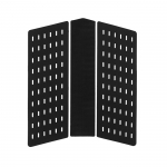Mystic 35009.230463 3 Piece Front Pad - Black (미스틱 서핑보드 트랙션 패드)
