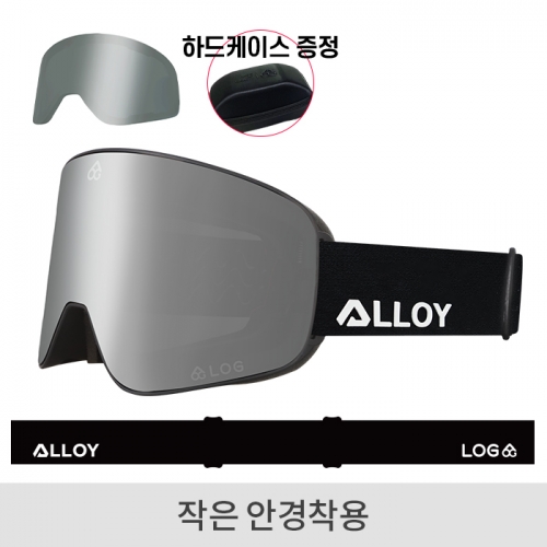 로그 스노우보드 고글 마그넷 얼로이 x 로그 - 풀 실버 미러 (YH-21215)