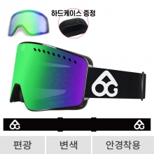 [블프쇼킹가] LOG 440 Climax OG BLK Emerald Irdium Polarized + Photocromatic S20 (로그 클라이맥스 OG 블랙 에메랄드 스노우보드 고글)(편광/변색)